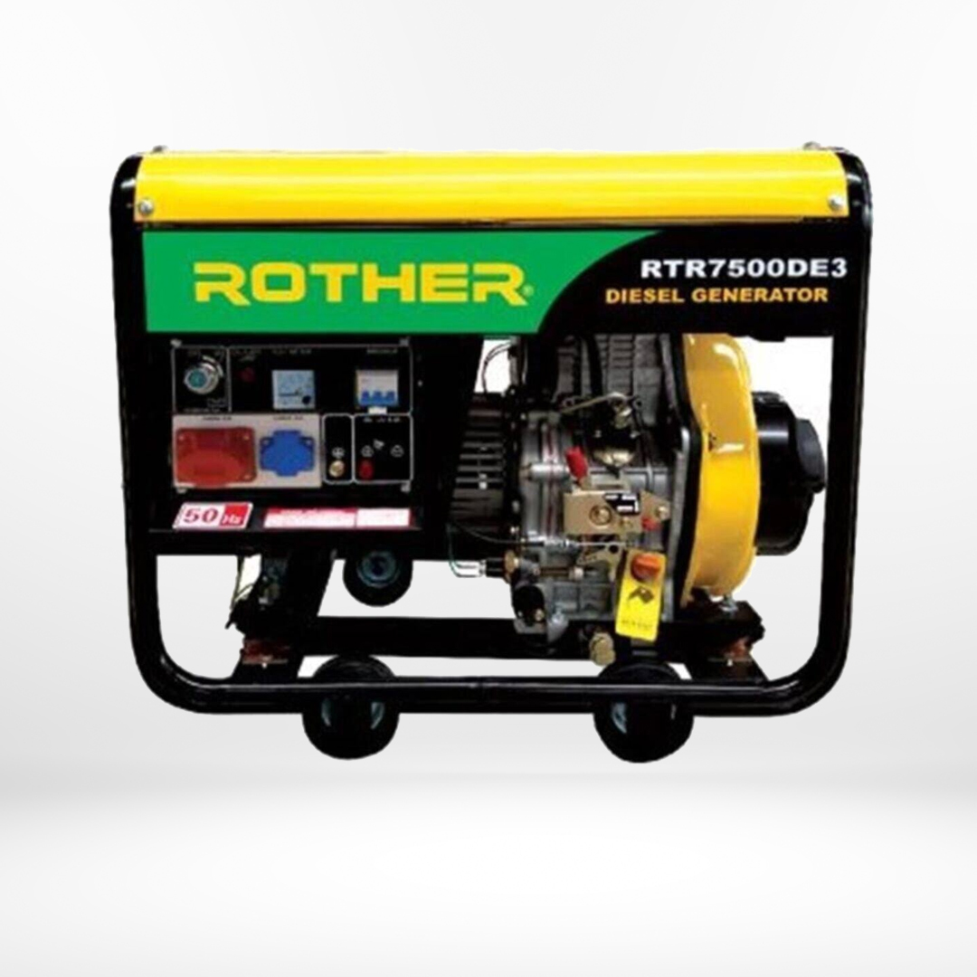 ROTHER RTR7500DE3 DIZEL JENERATÖR 6/6.5 KVA MARSLI TRIFAZE